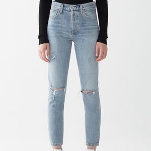 NWOT AGolde Jamie High Rise Classic Mom Jean 31